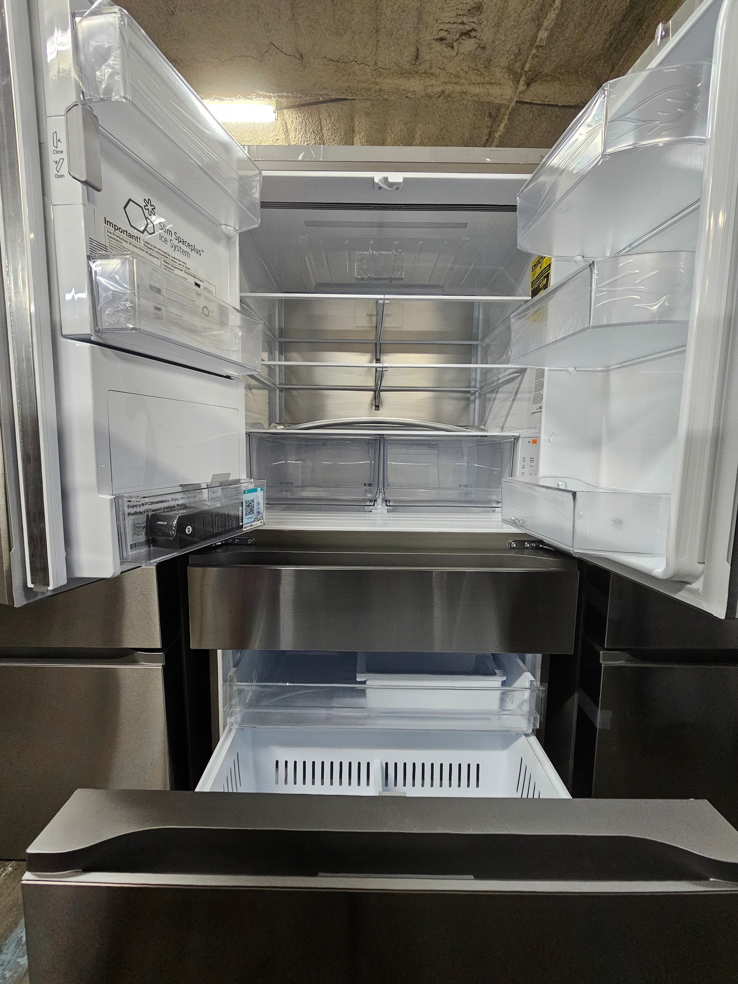 LG 29 cu. ft. SMART Standard Depth MAX French Door Refrigerator Stainless Steel